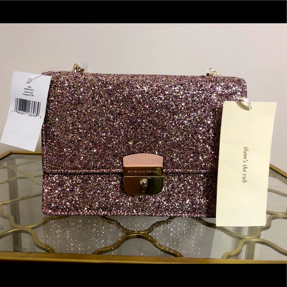 NWT! Stunning Kate Spade sparkle clutch